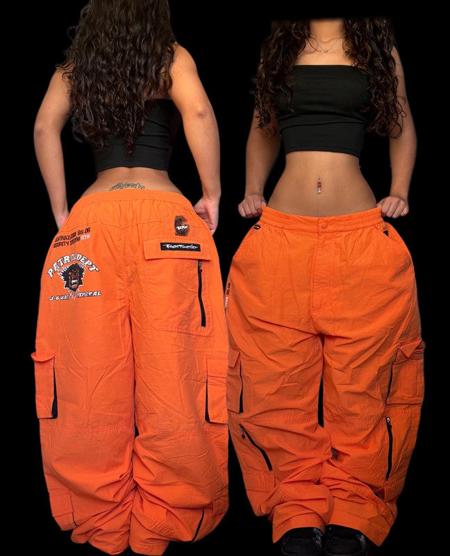 Y2k Baggy Rottweiler Pants Oranges HipHop Old School Vintage 2000’