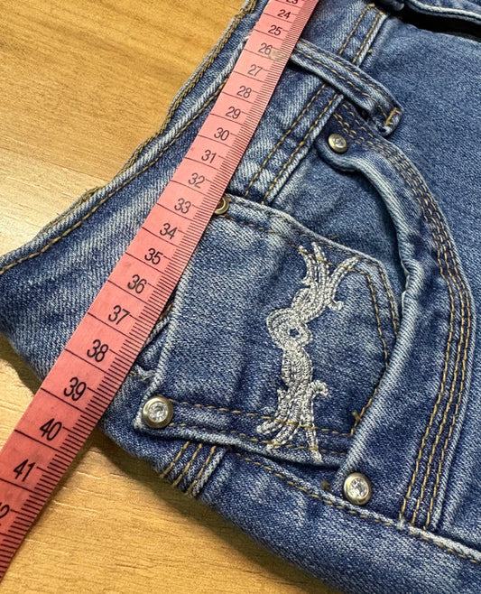 Y2k Classic Jeans Embroired Tribal HipHop Vintage 2000’