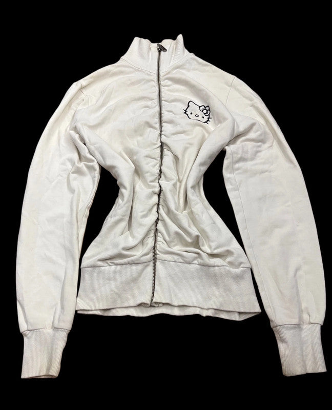 Y2k Hello Kitty stretch Jacket Coquette Embroired Vintage girl 2000’