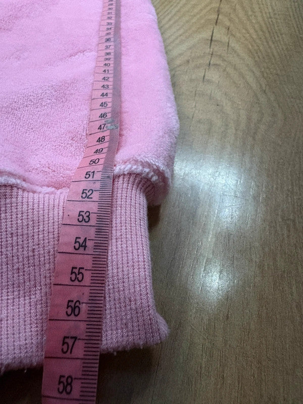 Y2k Polaire Geffen couture model Pink Embroired Vintage 2000’