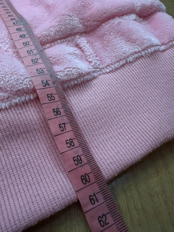 Y2k Polaire Geffen couture model Pink Embroired Vintage 2000’